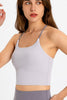 Crisscross Back Scoop Neck Sports Cami - BELLATRENDZ