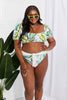 Marina West Swim Vacay Ready Puff Sleeve Bikini in Floral - BELLATRENDZ