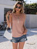 Half-Zip Round Neck Tank - BELLATRENDZ