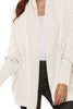 Open Front Batwing Sleeve Cardigan