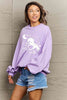 Simply Love Full Size Graphic Drop Shoulder Sweatshirt