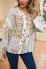 Printed Button Up Long Sleeve Shirt