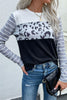 Mixed Print Round Neck Tee Shirt - BELLATRENDZ