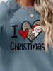 CHRISTMAS Graphic Round Neck Sweatshirt