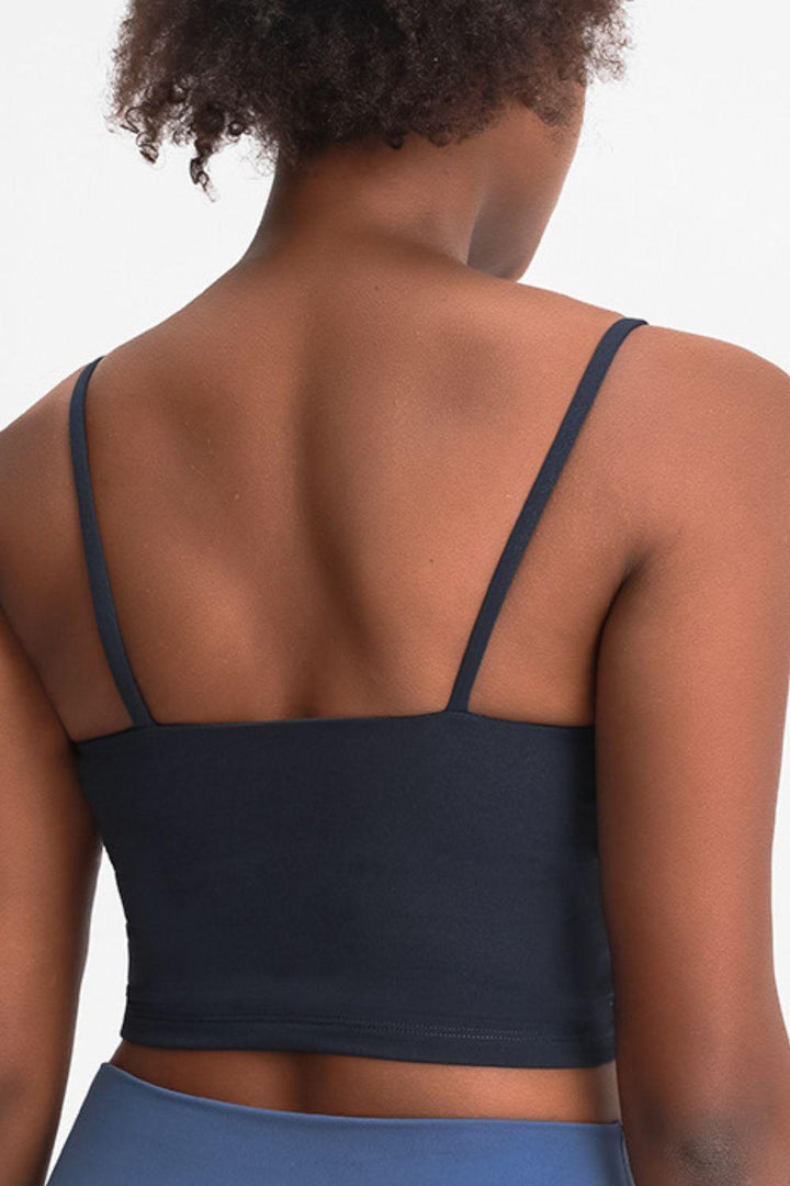 Feel Like Skin Scoop Neck Sports Cami - BELLATRENDZ