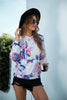 Printed Dropped Shoulder Hoodie - BELLATRENDZ