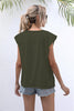 Round Neck Cap Sleeve Tee - BELLATRENDZ