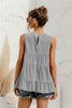 Round Neck Tiered Tank - BELLATRENDZ