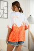 Tie-Dye Round Neck Tee Shirt