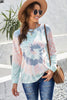 Tie-Dye Raglan Sleeve Top - BELLATRENDZ