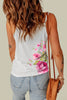 Floral Scalloped Lace Detail Cami