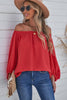 Off-Shoulder Balloon Sleeve Top - BELLATRENDZ