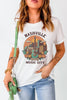 NASHVILLE MUSIC CITY Graphic Round Neck Tee - BELLATRENDZ