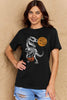 Simply Love Full Size Dinosaur Skeleton Graphic Cotton Tee