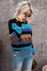 Cozy For Keeps Color Block Drop Shoulder Sweater - BELLATRENDZ