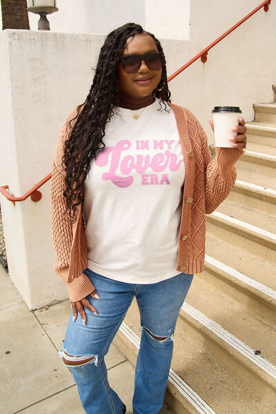 Simply Love Full Size IN MY LOVER ERA Round Neck T-Shirt