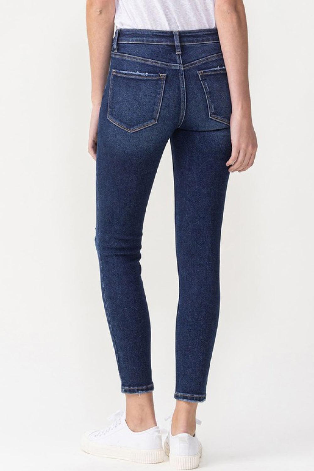 Lovervet Full Size Chelsea Midrise Crop Skinny Jeans - BELLATRENDZ