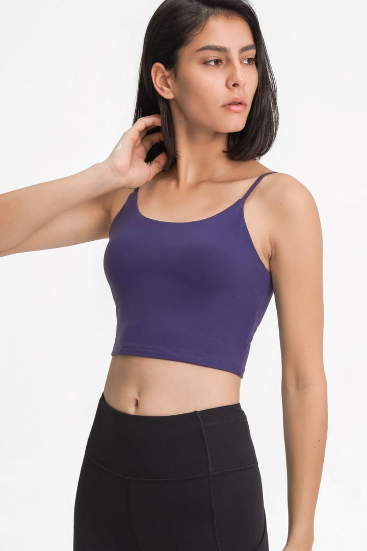 Feel Like Skin Scoop Neck Sports Cami - BELLATRENDZ