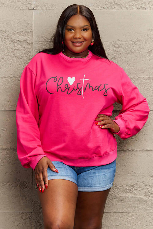 Simply Love Full Size CHRISTMAS Long Sleeve Sweatshirt