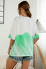 Tie-Dye Round Neck Tee Shirt