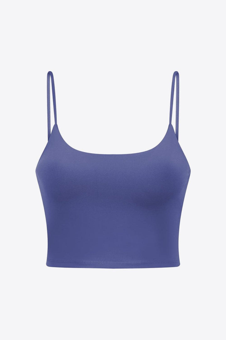 Feel Like Skin Scoop Neck Sports Cami - BELLATRENDZ