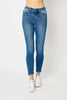 Judy Blue Full Size Cuffed Hem Skinny Jeans