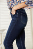 Kancan Full Size High Rise Wide Waistband Bootcut Jeans