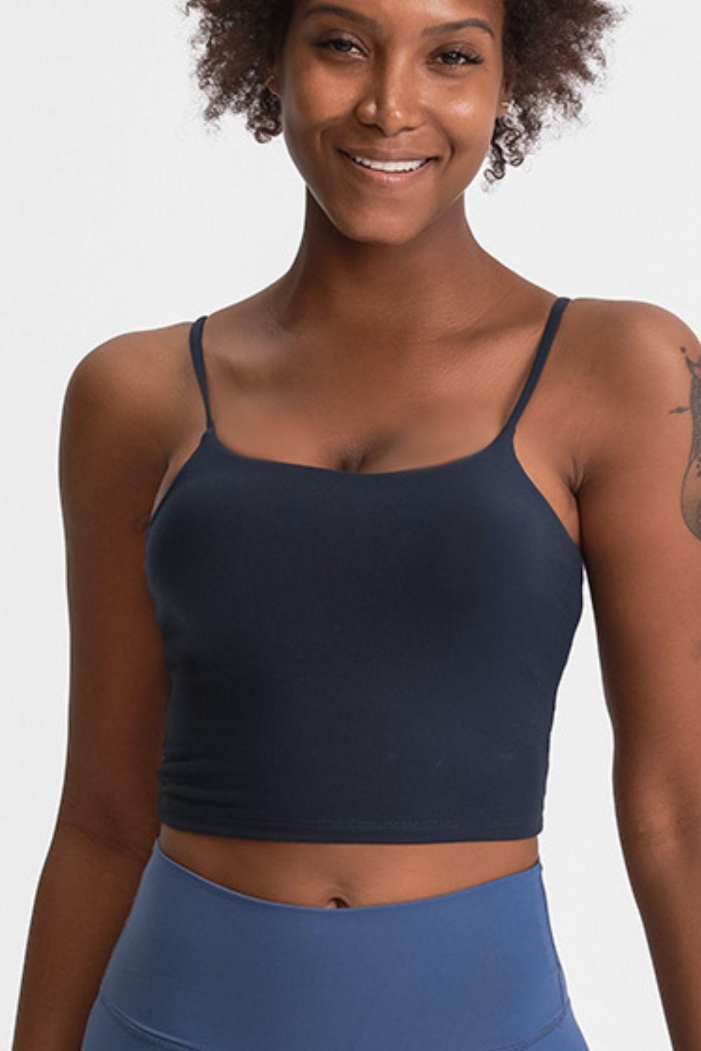 Feel Like Skin Scoop Neck Sports Cami - BELLATRENDZ