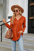 Long Sleeve Hooded Blouse