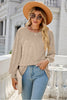 Round Neck Long Sleeve Top