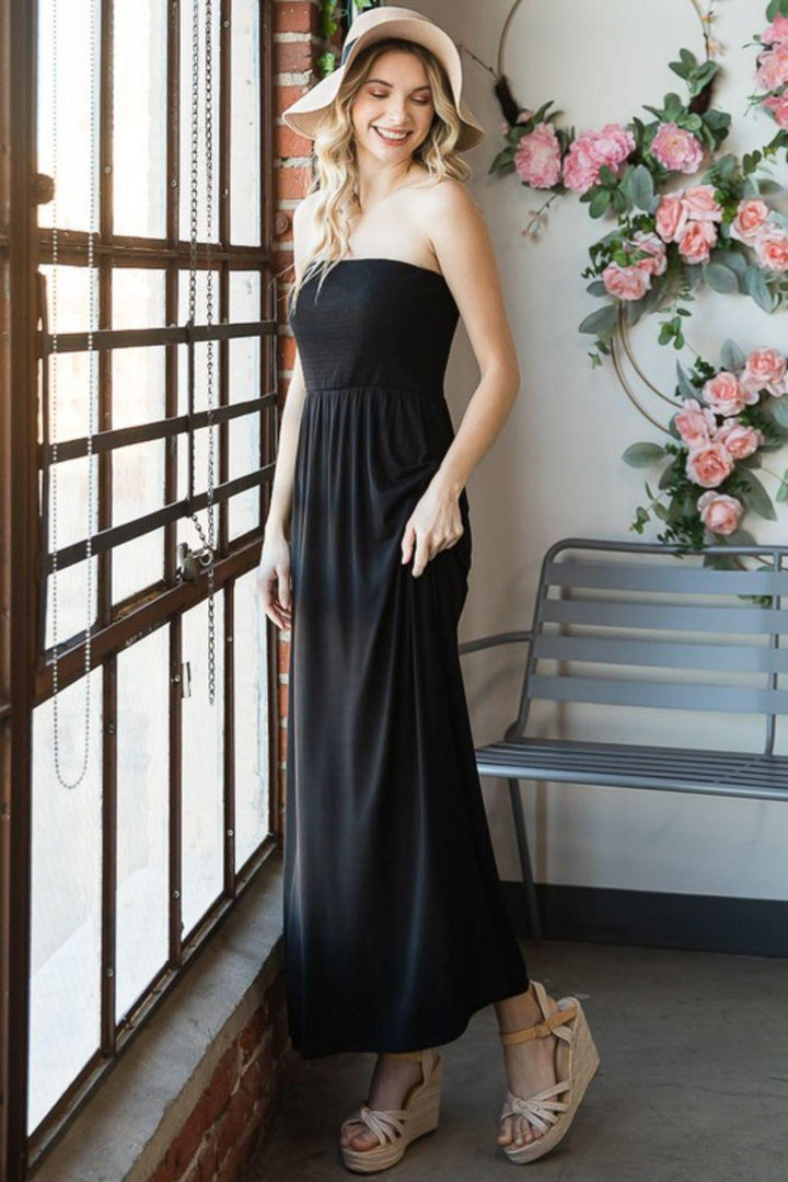 Heimish Full Size Strapless Maxi Dress - BELLATRENDZ