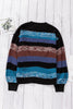 Cozy For Keeps Color Block Drop Shoulder Sweater - BELLATRENDZ