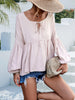 Puff Sleeve Babydoll Blouse - BELLATRENDZ