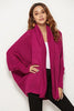 Open Front Batwing Sleeve Cardigan