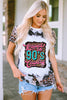 RAISED ON 90'S COUNTRY Graphic Leopard Tee
