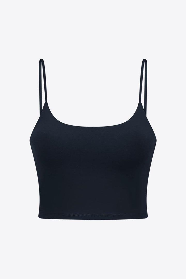 Feel Like Skin Scoop Neck Sports Cami - BELLATRENDZ