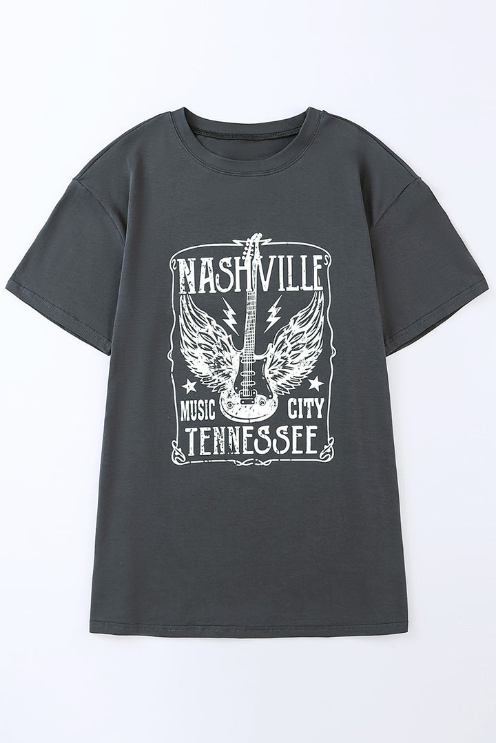 NASHVILLE MUSIC CITY TENNESSEE Graphic T-Shirt