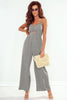 Smocked Spaghetti Strap Wide Leg Jumpsuit - BELLATRENDZ