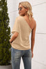 Single Shoulder Half Sleeve T-Shirt