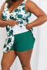 Marina West Swim Full Size Clear Waters Swim Dress in Rose Green - BELLATRENDZ