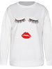 Graphic Dropped Shoulder Round Neck Sweatshirt - BELLATRENDZ